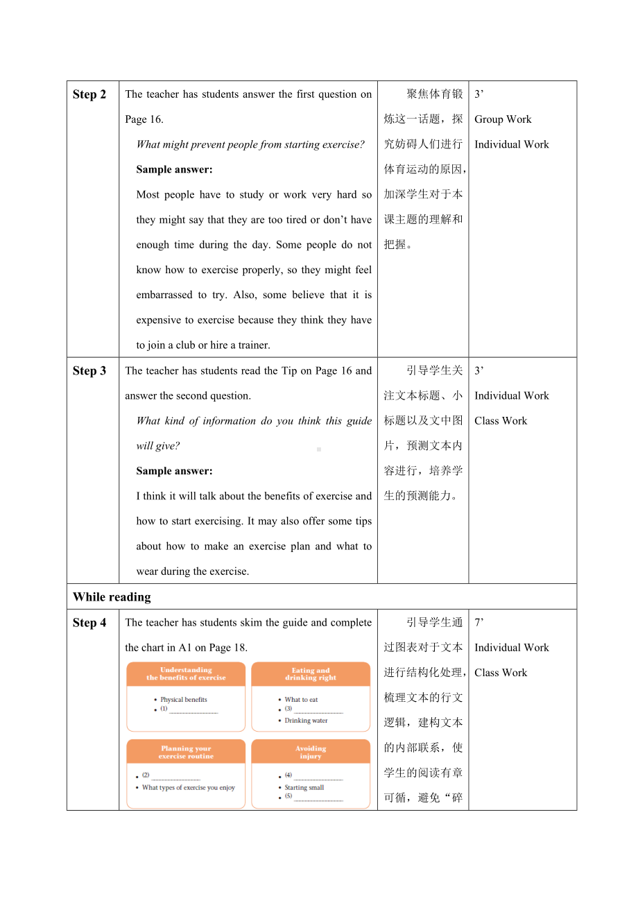 Unit2e sporty,be healthy Reading1 教案（表格式）-2023新牛津译林版（2019）《高中英语》必修第二册.docx_第2页