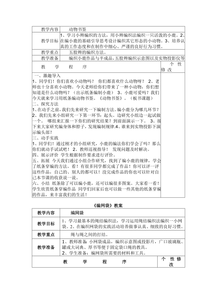 五年级下册劳动与技术教案.doc_第2页