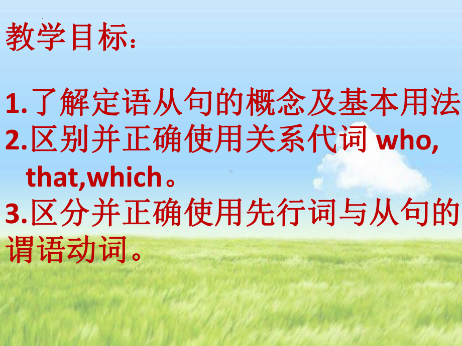 2022年中考英语语法复习ppt课件定语从句.pptx_第3页