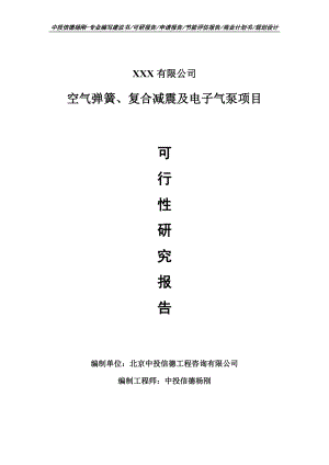 空气弹簧、复合减震及电子气泵可行性研究报告建议书.doc