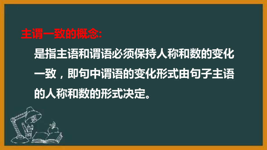 2023年人教版英语中考语法之主谓一致 语法知识点+随堂练ppt课件.pptx_第2页