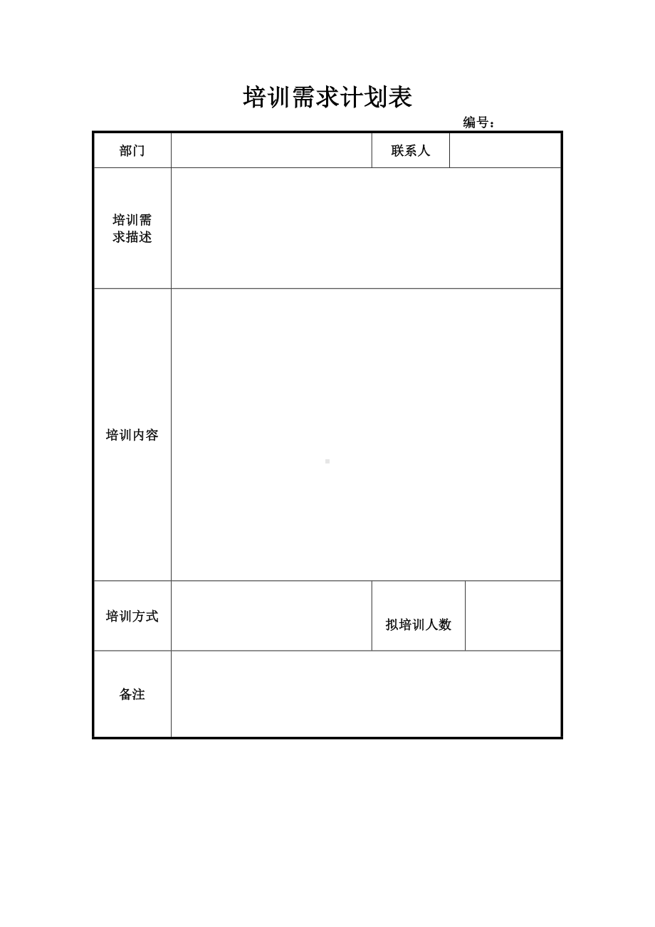 培训需求计划表.docx_第1页