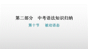 第十节 被动语态 2021年广东中考英语复习ppt课件.pptx