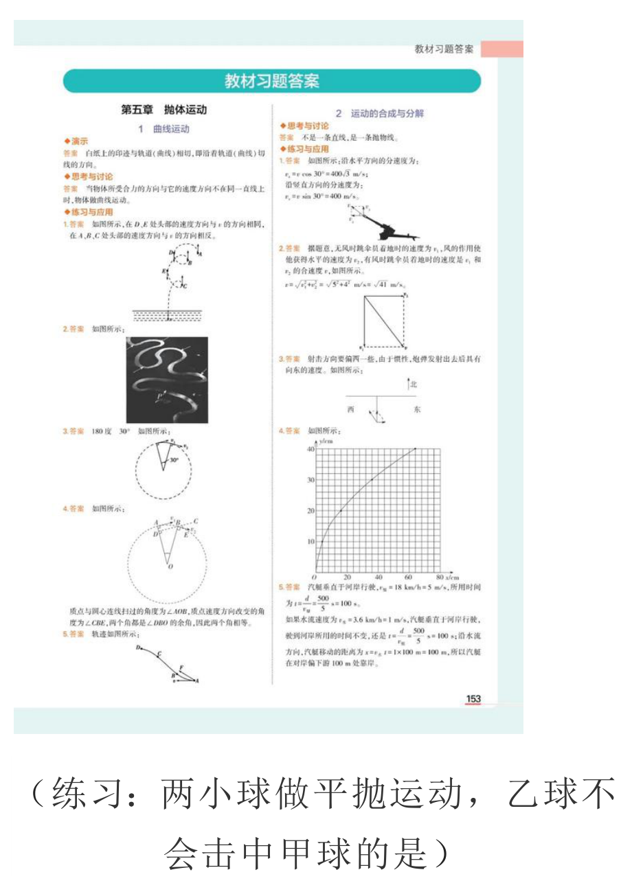 高中物理新教材《必修2》习题答案.docx_第1页