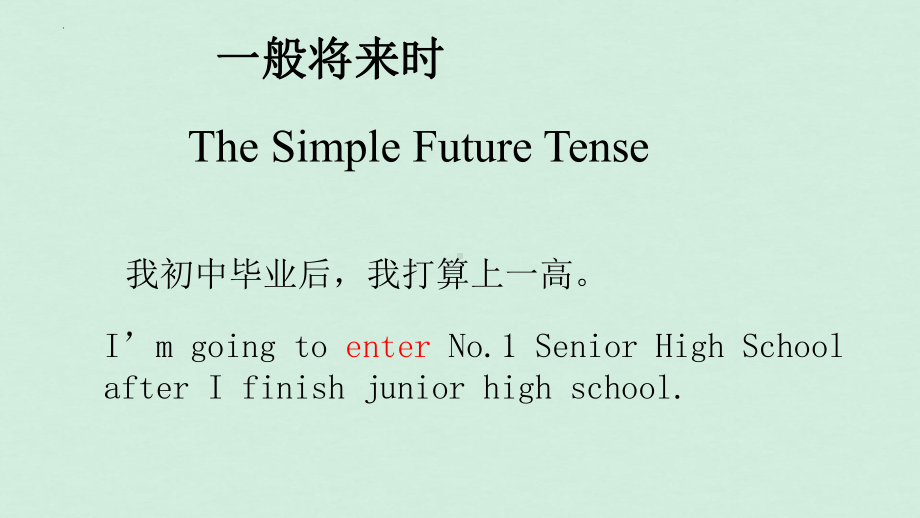 2022年英语中考复习ppt课件 一般将来时.pptx_第1页