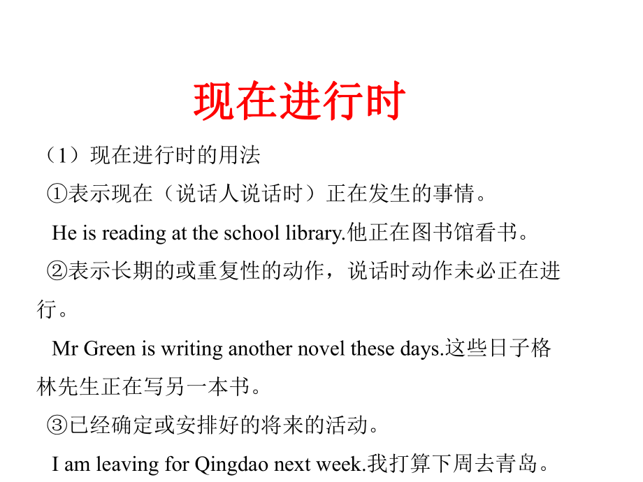 2022年牛津译林版中考英语语法系列ppt课件 (6) — 现在进行时.ppt_第1页