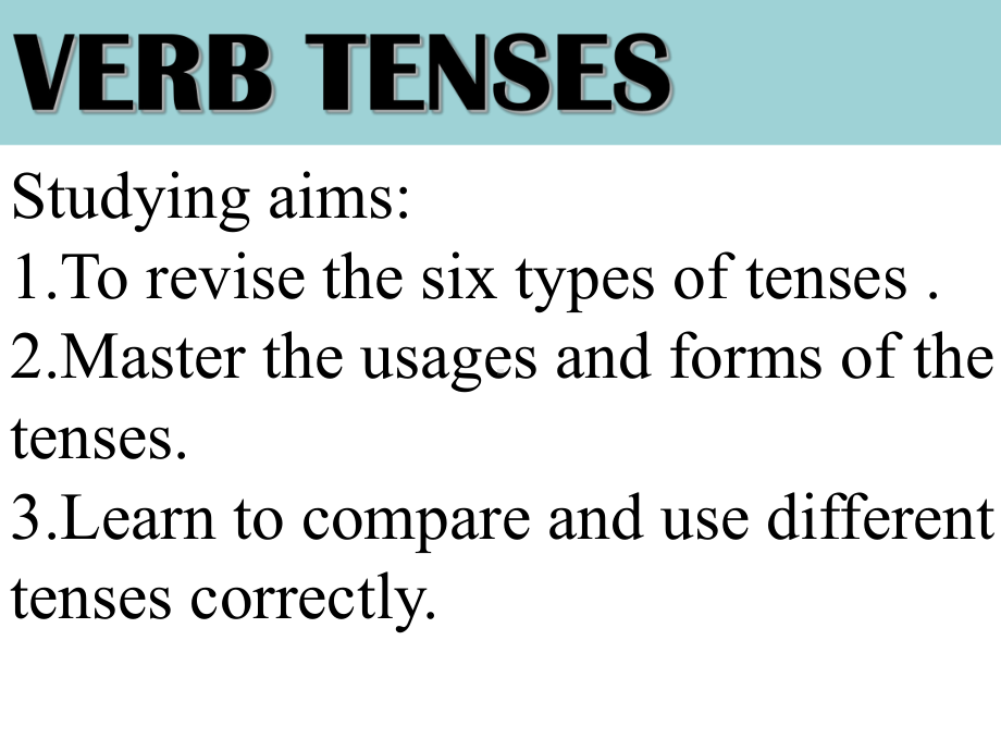 2021年中考英语复习六种时态Tenses. ppt课件.ppt_第2页