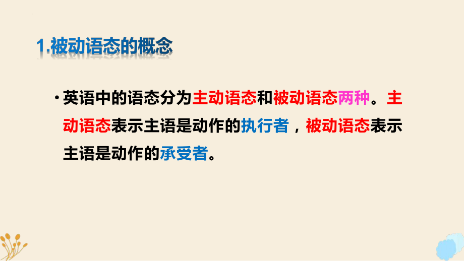 2022年中考英语二轮复习ppt课件 语法总结--被动语态.pptx_第2页