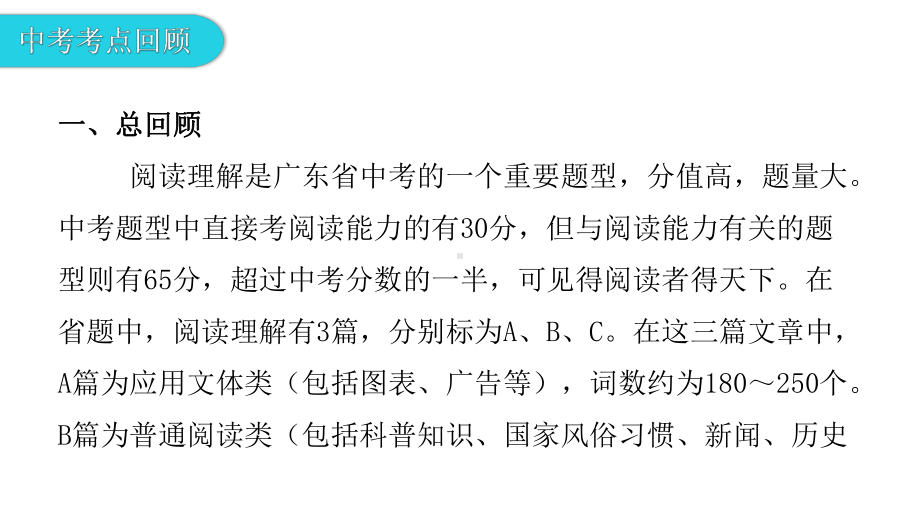 题型三阅读理解 2021年广东中考英语复习ppt课件.pptx_第3页