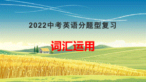 2022年人教版中考英语分题型复习：词汇运用ppt课件.pptx