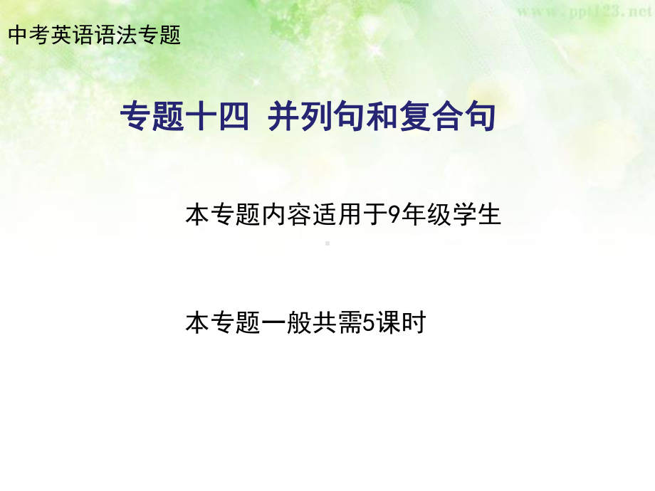 2021年中考英语语法复习之定语从句ppt课件.ppt_第1页