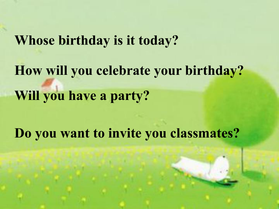 人教版英语八上Unit 9 Can you come to my party？Section B（1a-1f）(共26张PPT).ppt_第3页