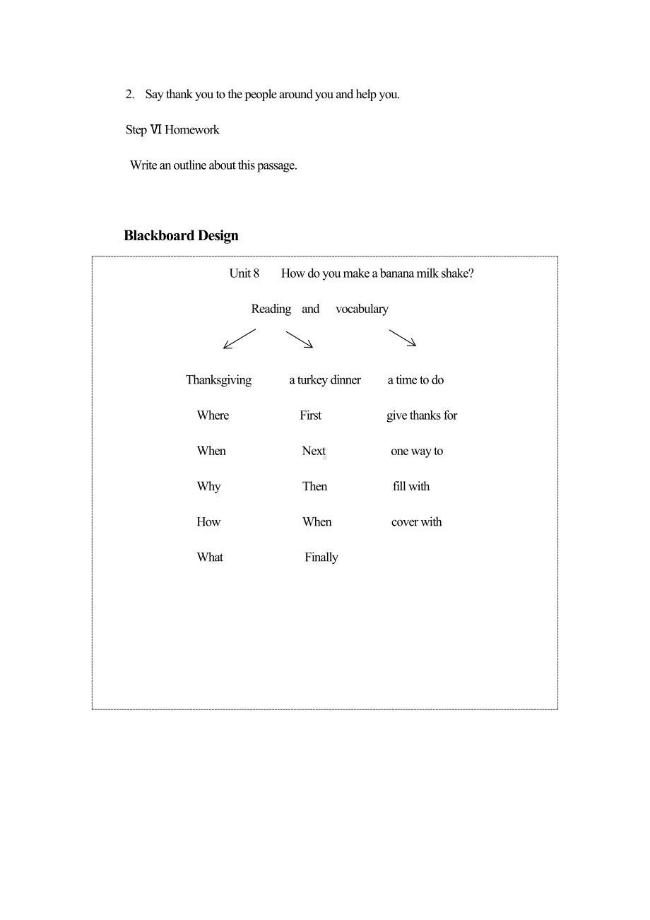 人教版英语八上Unit 8 How do you make a banana milk？Section B（Period 4）教学设计.docx_第3页