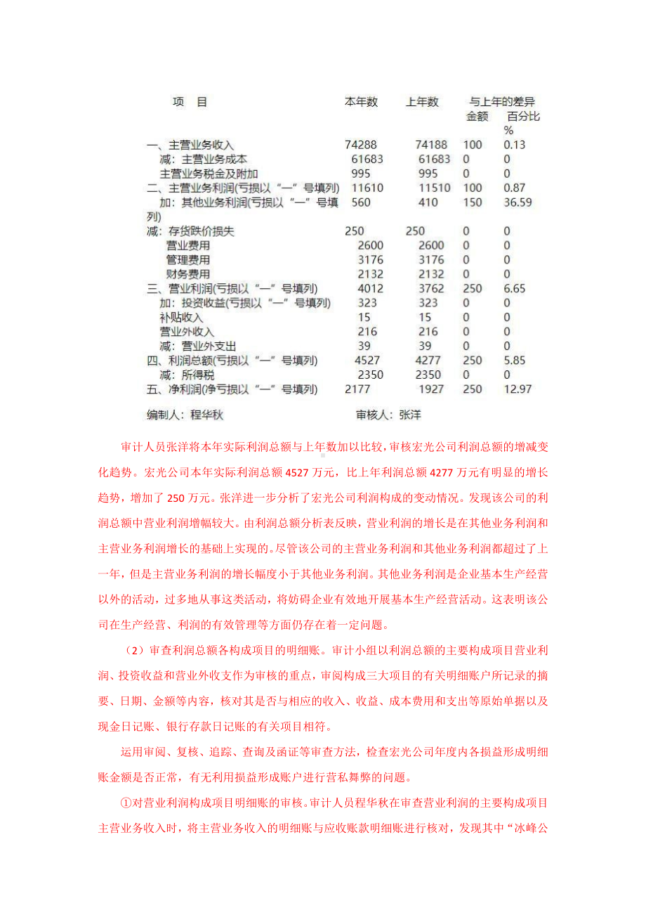 国家开放大学电大一平台《审计学》在线形考任务1案例分析终结性网考答案.docx_第3页