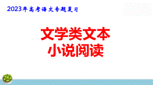 2023年高考语文专题复习：文学类文本小说阅读 课件78张.pptx