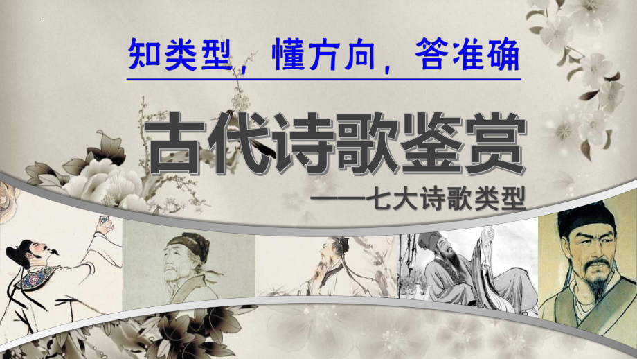 诗歌鉴赏之七大诗歌题材 ppt课件（共30张ppt）2023年中考语文一轮复习.pptx_第1页