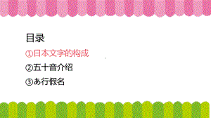 日语专项-日本文字&五十音ppt课件-2023新版标准日本语《高中日语》初级上册.pptx