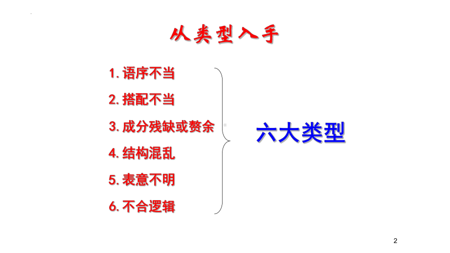 2023年中考语文一轮复习：辨析并修改病句-语序不当ppt课件(23张PPT）.pptx_第2页