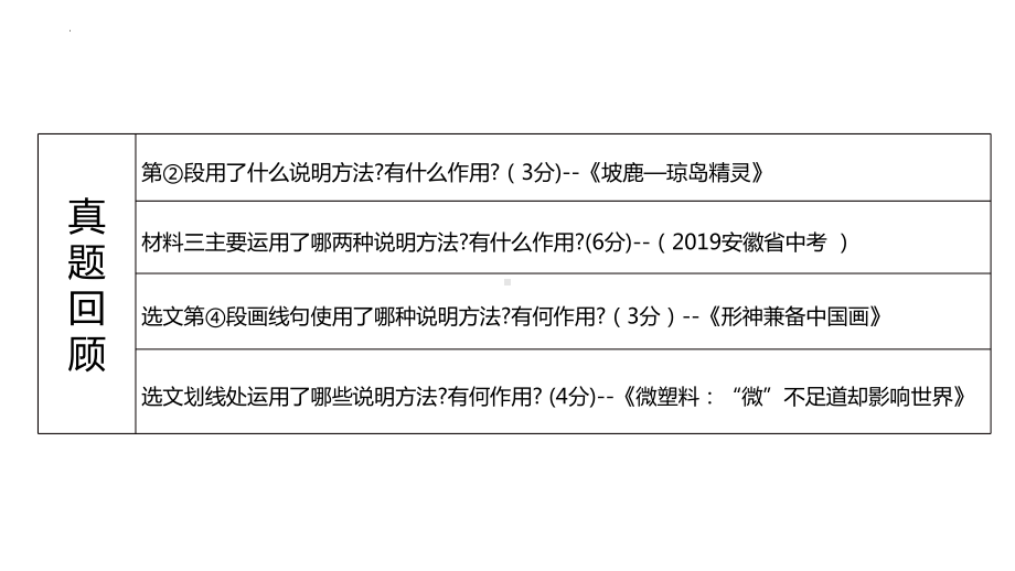 中考语文一轮专题复习ppt课件：说明方法及作用（共54张PPT）.pptx_第2页