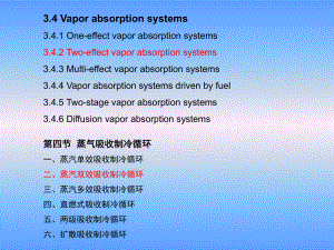 大学精品课件：第三章蒸气制冷循环 7 (3.4.1-3.4.7)-2015-12-15new.ppt