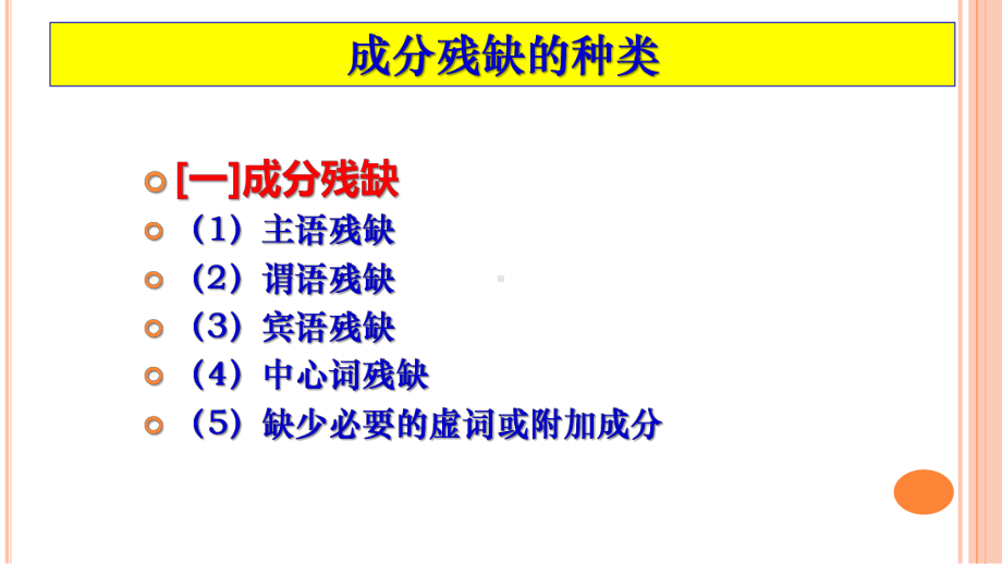 2022年中考语文一轮复习专项：病句的辨析与修改—成分残缺与赘余ppt课件（共29张PPT）.pptx_第3页