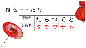 五十音图な行 ppt课件-2023新版标准日本语《高中日语》初级上册.pptx