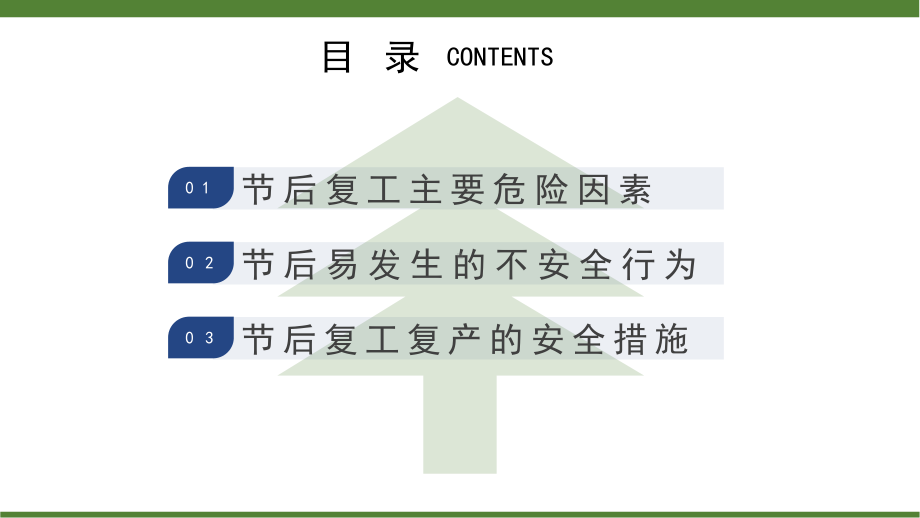 2023新年企业复工安全生产培训PPT模板.pptx_第2页