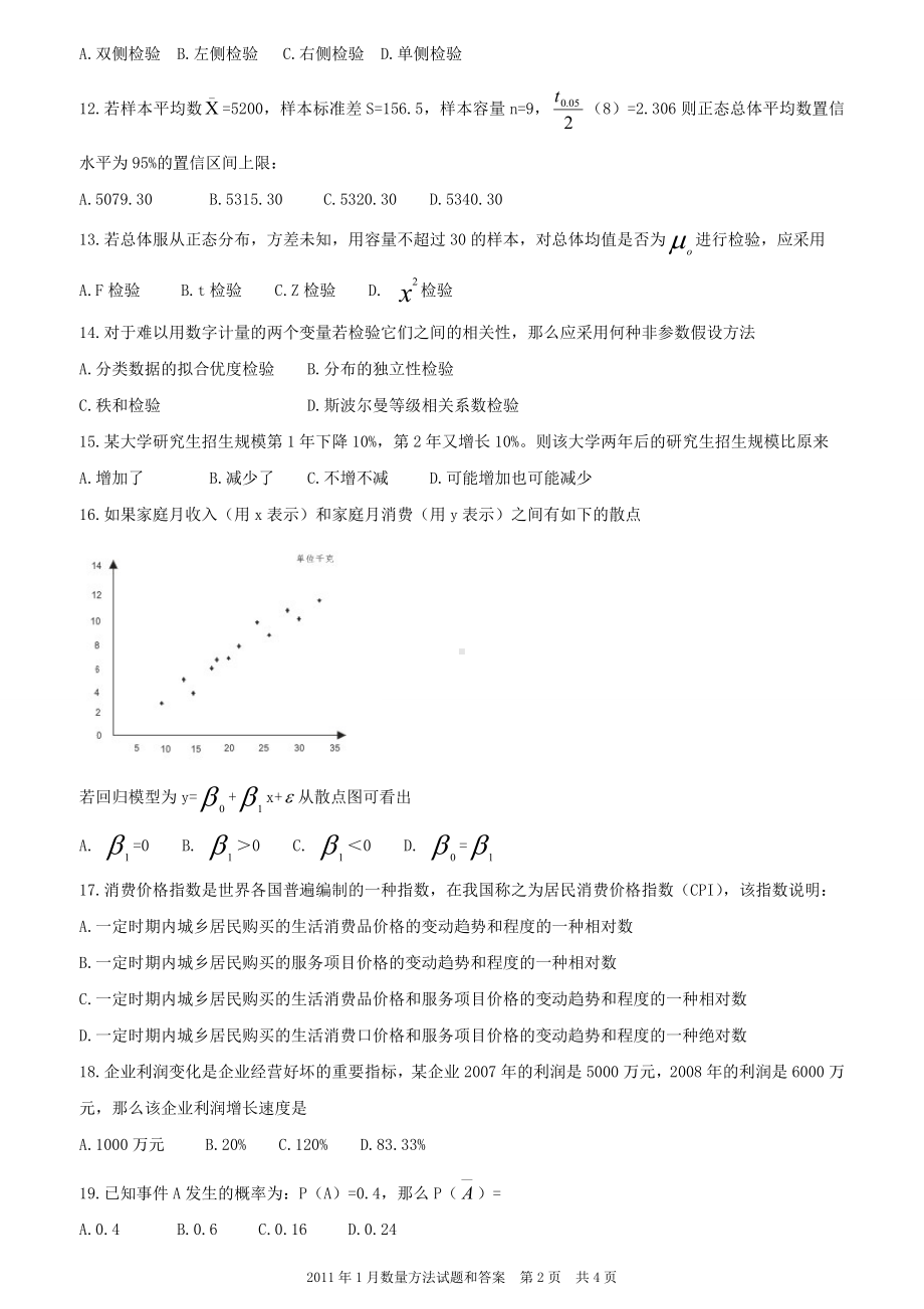 11年1月自学考试中英合作商务管理专业与金融管理专业考试.doc_第2页