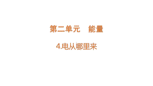 [大象版]科学五年级下册2.4电从哪里来课件.pptx