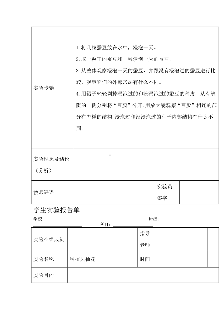 教科版科学四年级下册实验报告单.docx_第3页