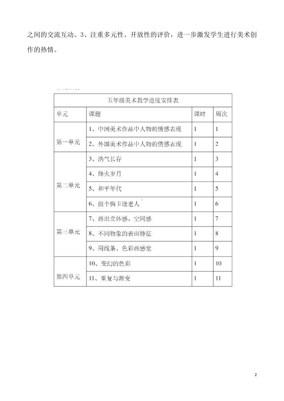 新岭南版五年级下册《美术》教学设计、教案及教学总结.pdf_第2页