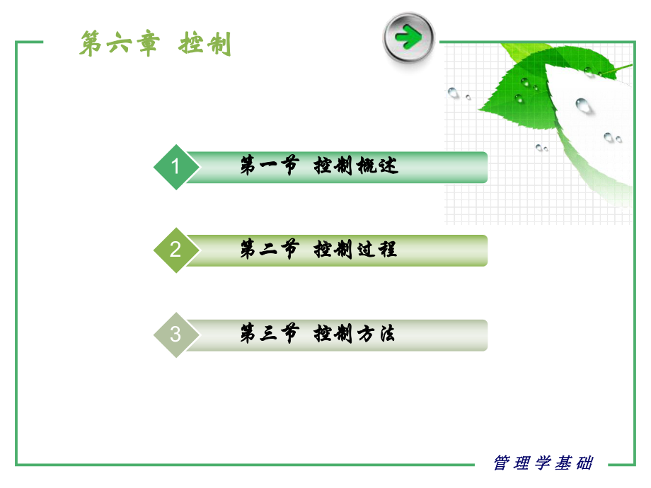 《管理学基础》课件第六章控制.ppt_第1页