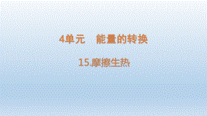 小学科学青岛版六三制六年级下册第四单元第15课《摩擦生热》课件（2023春）.pptx