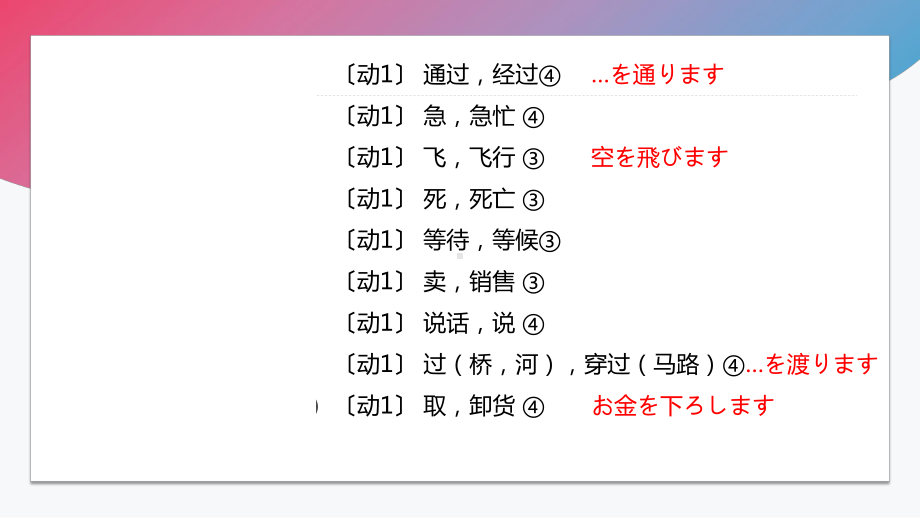 第14-16课 单词复习ppt课件-2023新版标准日本语《高中日语》初级上册.pptx_第2页