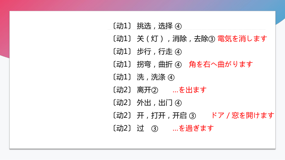 第14-16课 单词复习ppt课件-2023新版标准日本语《高中日语》初级上册.pptx_第3页