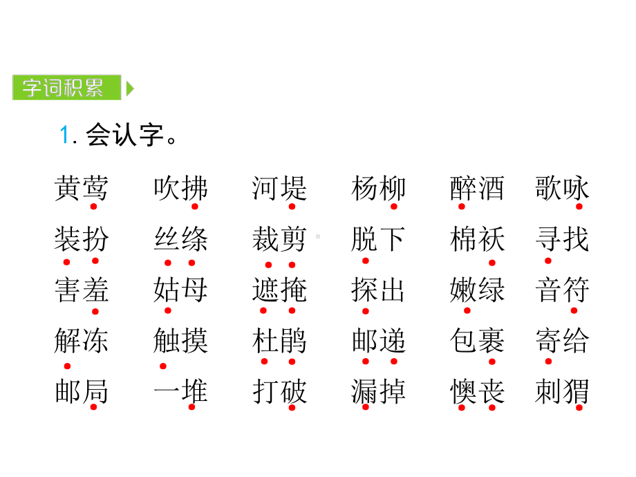 部编版语文二年级下册 第一单元知识小结 课件.pptx_第2页