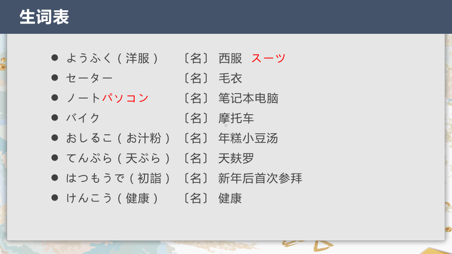 第17課 わたしは 新しい洋服 が欲しいですppt课件-2023新版标准日本语《高中日语》初级上册.pptx_第2页