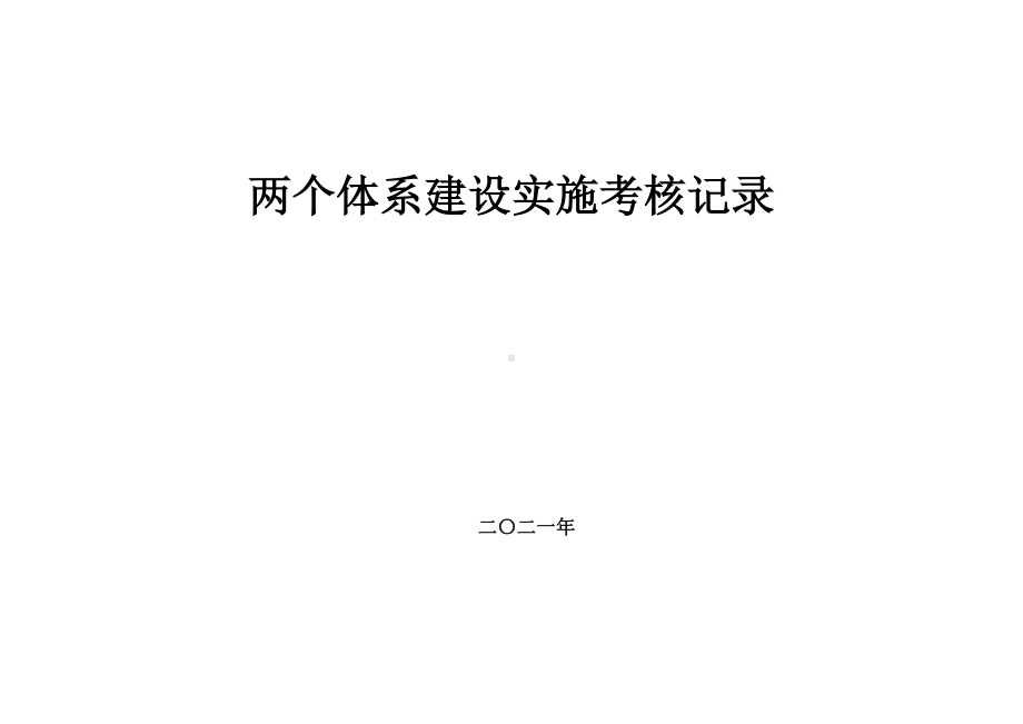 两个体系建设实施考核记录.docx_第1页