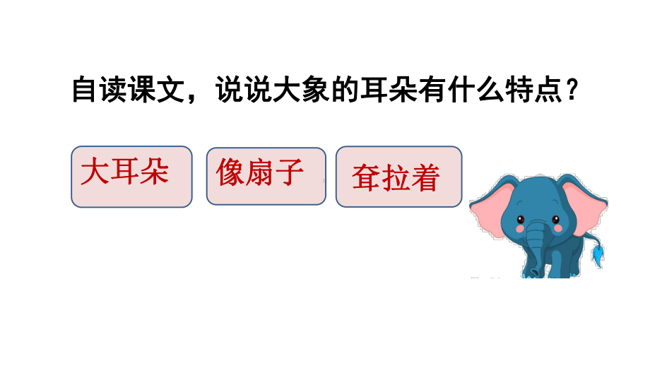 部编版语文二年级下册19《大象的耳朵》第二课时.pptx_第2页