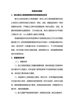 质量保证措施 (全面版).docx