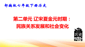 部编版七年级下册历史第二单元 辽宋夏金元时期：民族关系发展和社会变化 复习课件86张.pptx