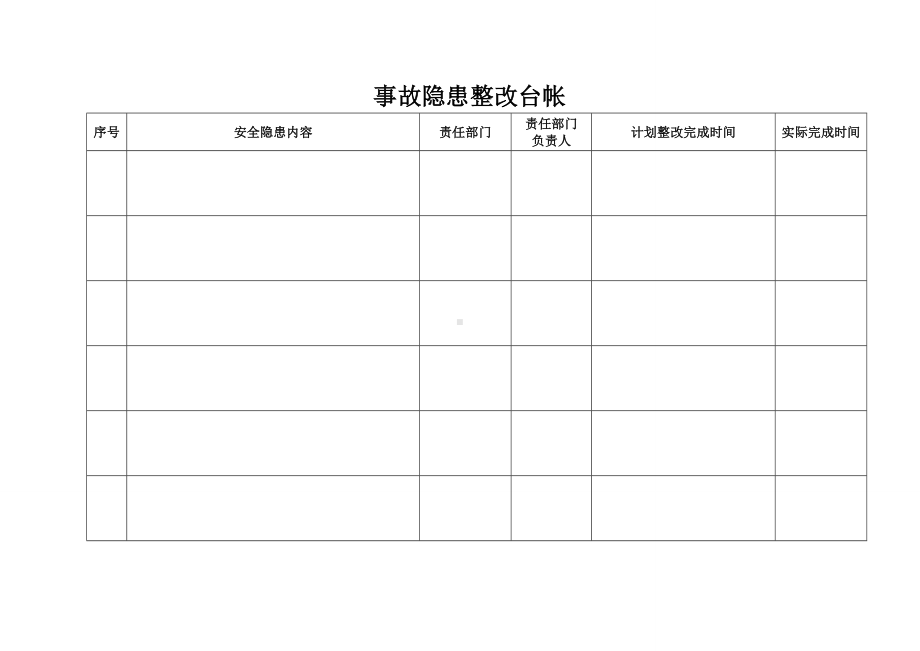 事故隐患管理台帐.doc_第1页