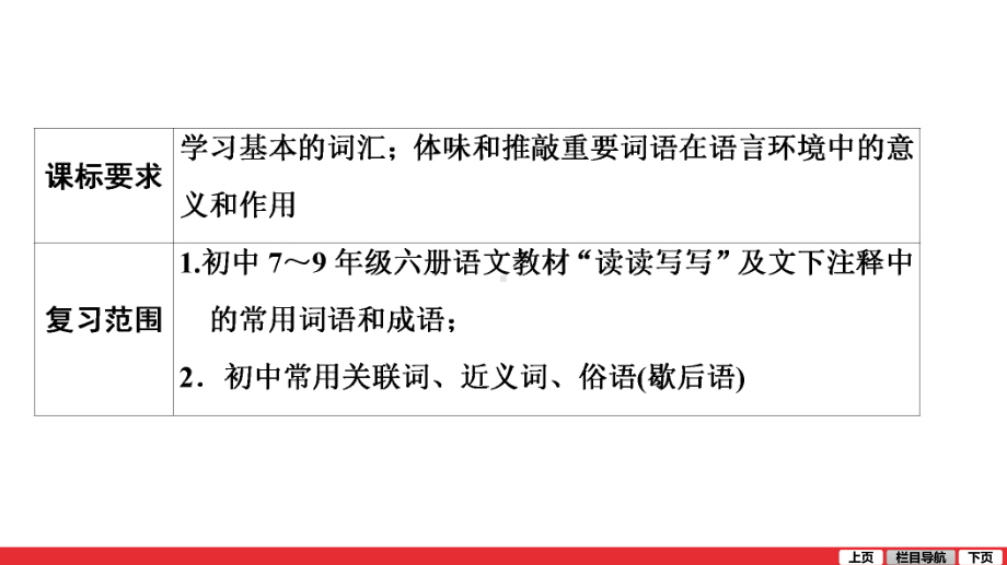 2021年中考语文二轮专题复习：第1部分 专题2 词语的理解与运用（共71张PPT）ppt课件.ppt_第3页