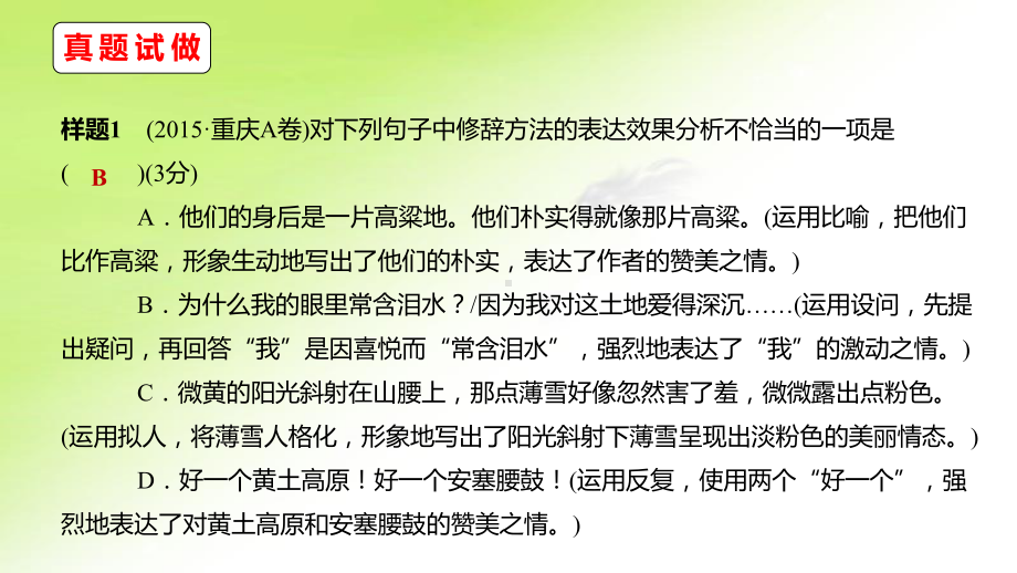 专题四　修辞 ppt课件-重庆市2021年中考语文复习.pptx_第2页