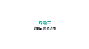 2021年江苏省中考语文二轮复习ppt课件：专题2　词语的理解运用（107张PPT）.pptx