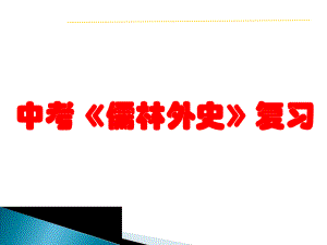 2020中考《儒林外史》复习（共42张幻灯片）ppt课件.pptx