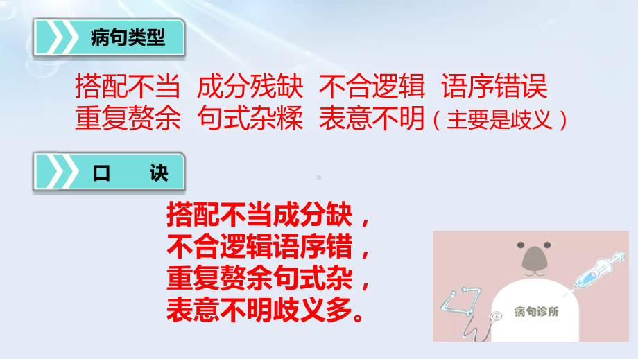 《寻”病眼“改病句》ppt课件 2022年中考语文二轮复习.pptx_第3页