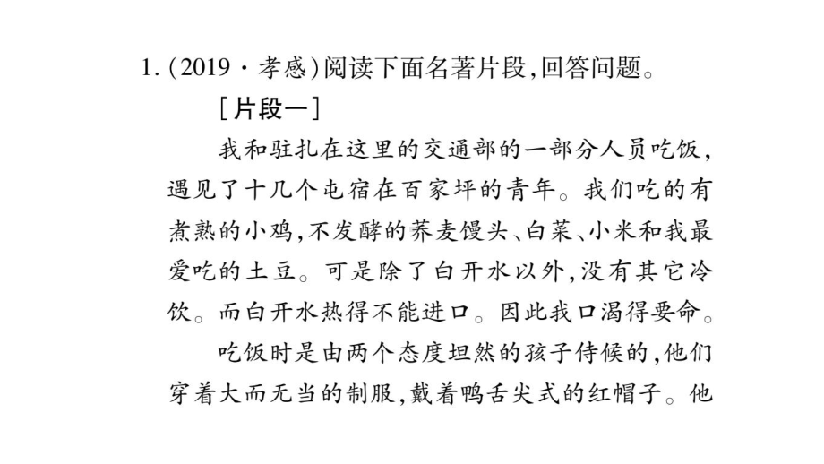 专题九、小专题一-（随州）2020届九年级语文中考复习ppt课件 (共31张PPT).pptx_第2页