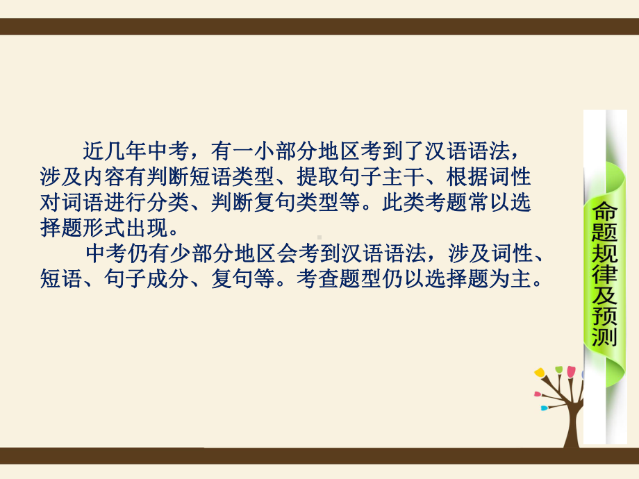 2021年中考语文二轮专题复习：初中语法结构（共70张PPT）ppt课件.pptx_第2页