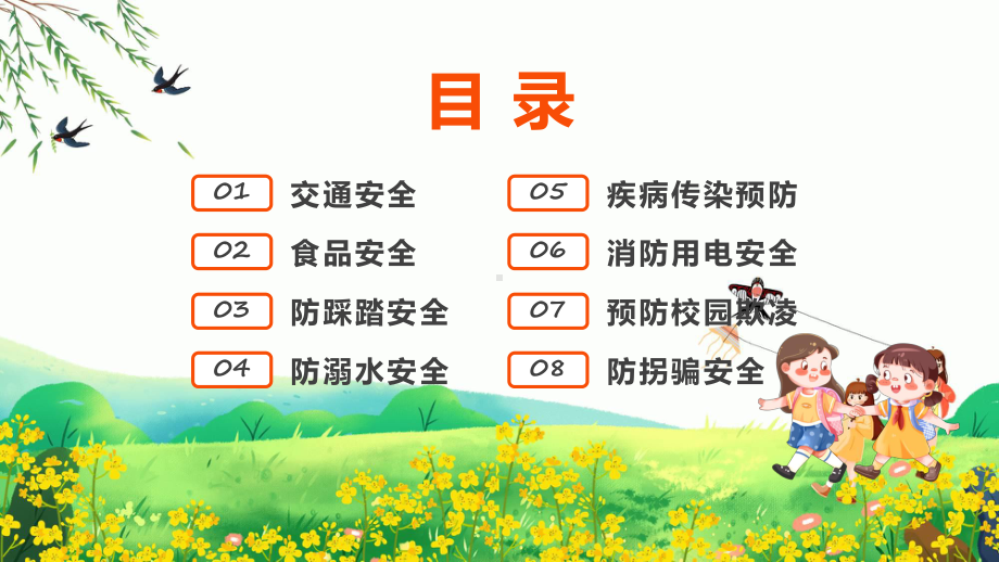 蓝色卡通风春光无限安全童行辅导（ppt）.pptx_第2页